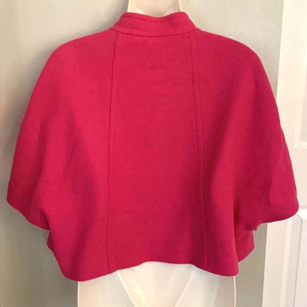 Laurel Cropped Blazer Jacket Women’s 2 XS Bright Pink Career Business Designer - Picture 4 of 8